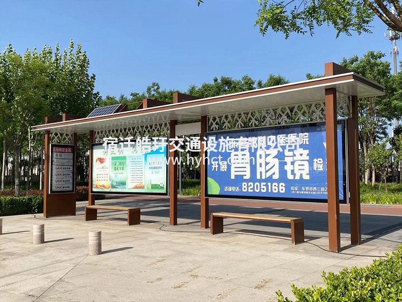 候車(chē)亭現(xiàn)場(chǎng)安裝案例